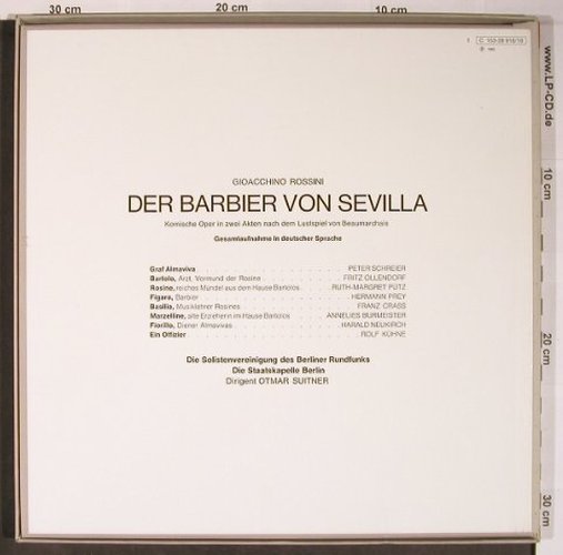 Rossini,Gioacchino: Der Barbier von Sevilla,Box, EMI (C 153-28 918/19), D, Ri Typ: 2LP Best.-Nr.: L8751 Preis: 9,00 Euro