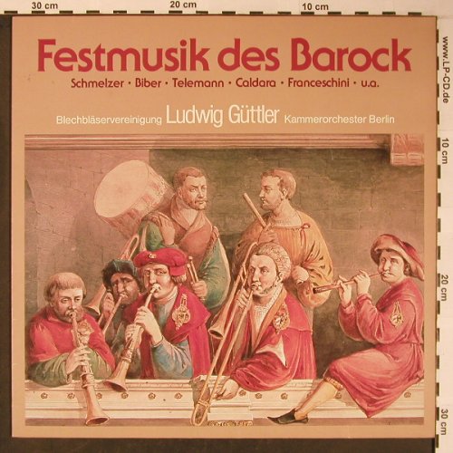Güttler,Ludwig: Festmusik des Barock, Pandorra(91612 2), D,Club Ed., 1982 - LP - L8756 - 6,00 Euro