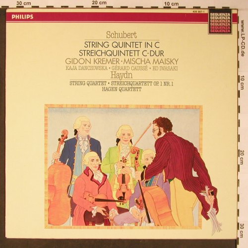 Schubert,Franz/Hayden: Streichquintett C-Dur, Str.Q. op.1, Philips Sequenza (420 307-1), NL, 1987 Typ: LP Best.-Nr.: L8758 Preis: 7,50 Euro