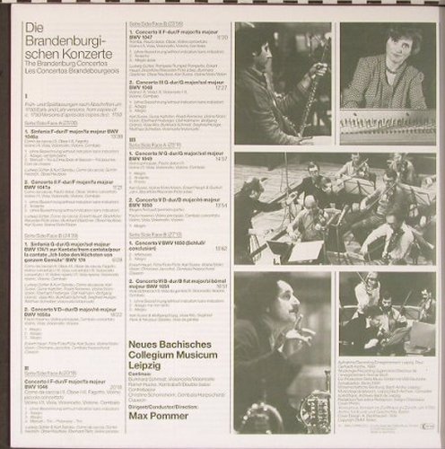 Bach,Johann Sebastian: 6 Brandenburgische Konzerte,Box, Capriccio (C 75 058/1-3), D, 1984 Typ: 3LP Best.-Nr.: L8759 Preis: 17,50 Euro