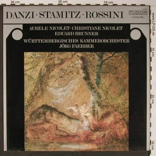 Danzi,Franz/Stamitz/Rossini: Konzert für 2 Flöten u.Orch g-dur, Tudor (73 043), CH, 1984 Typ: LP Best.-Nr.: L8767 Preis: 6,00 Euro