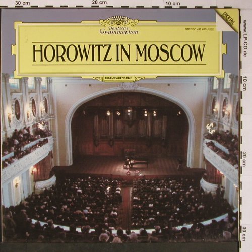 Horowitz,Vladimir: In Moscow, Foc, Deutsche Grammophon (419 499-1), D, 1986 Typ: LP Best.-Nr.: L8774 Preis: 9,00 Euro