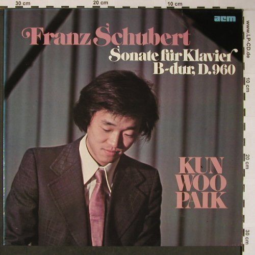 Schubert,Franz: Sonate für Klavier B-dur, D.960, ACM (10 005), D, 1977 Typ: LP Best.-Nr.: L8779 Preis: 15,00 Euro