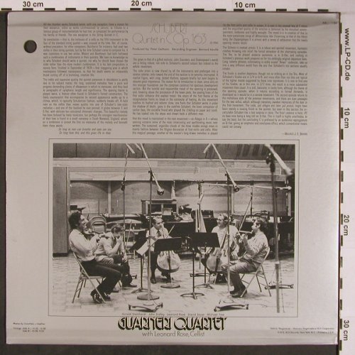 Schubert,Franz: Quintet In C Major Op.163,D.956,Foc, RCA (ARL1-1154), US, CO, 1975 Typ: LP Best.-Nr.: L8785 Preis: 9,00 Euro