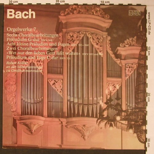 Bach,Johann Sebastian: Orgelwerke  3, Eterna(8 25 718), DDR, 1977 - LP - L8796 - 6,00 Euro