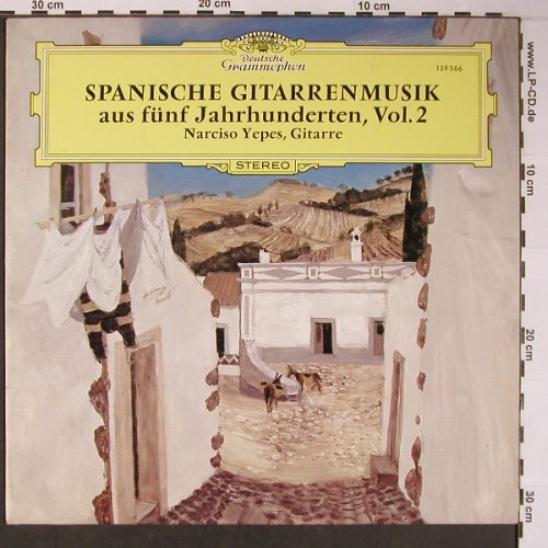 Yepes,Narciso: span.Gitarrenm.of.5 CenturiesVol.2, D.Gr. (139 366), D, Ri Typ: LP Best.-Nr.: L8799 Preis: 7,50 Euro