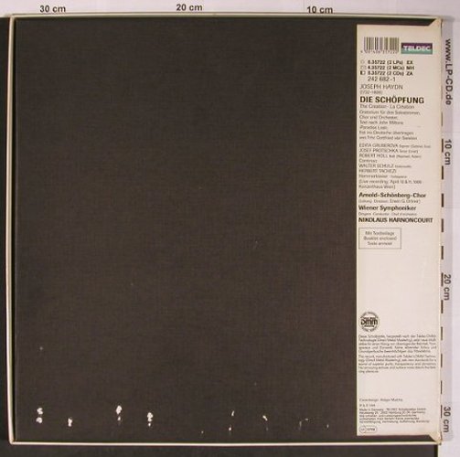 Haydn,Joseph: Die Schöpfung, Box, m-/vg+, Teldec, D, 1986 Typ: 2LP Best.-Nr.: L8807 Preis: 12,50 Euro