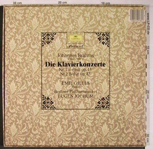 Brahms,Johannes: Klavierkonzerte Nr.1 & 2, Box, Deutsche Grammophon(410 538-1), D, 1972 - 2LP - L8817 - 7,50 Euro
