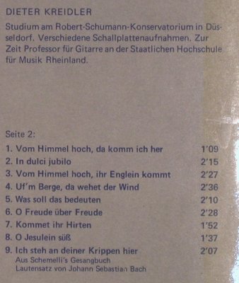 V.A.Da haben d.Dornen Rosen getrage: Alte Weihnachtslieder,Walter Gerwig, Thorofon alternum (ATH 139), D, vg+/vg+, 1975 Typ: LP Best.-Nr.: L8818 Preis: 6,00 Euro