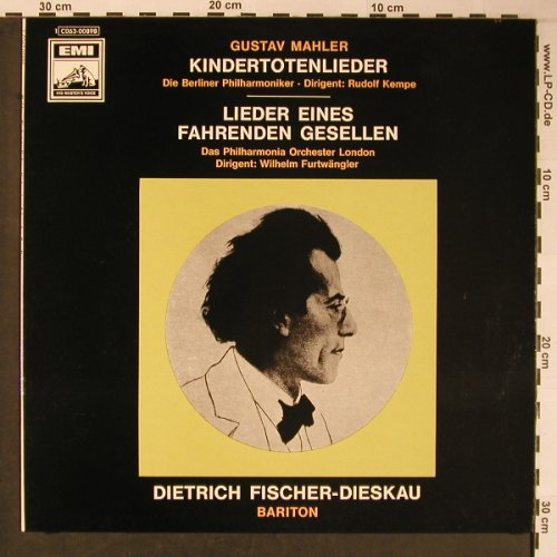 Mahler,Gustav: Kindertotenlieder,Lieder e.f.Gesell, EMI(C 063-00 898), D, Ri, co,  - LP - L8822 - 7,50 Euro