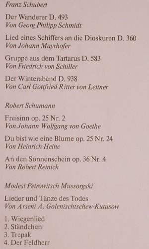 Holl,Robert: Liederabend, Konrad Richter Klavier, Preiser Records(0120138), A, vg+/vg+, 1975 - LP - L8838 - 5,00 Euro