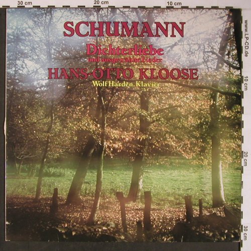 Schumann,Robert: Dichterliebe und ausgewählte Lieder, Phonogram(0647 041), D, m-/vg+,  - LP - L8840 - 9,00 Euro