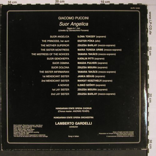 Puccini,Giacomo: Suor Angelica, ital., Foc, Hungaroton(SLPD 12490), H, 1983 - LP - L8842 - 9,00 Euro