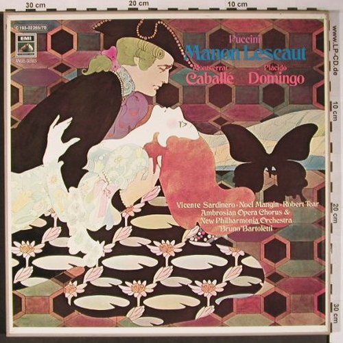 Puccini,Giacomo: Manon Lescaut, Box, EMI Electrola(C 193-02 269/70), D, 1972 - 2LP - L8843 - 9,00 Euro