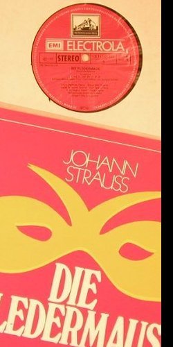 Strauss,Johann: Die Fledermaus,Box, EMI Electrola(C 147-01652/53), D, Ri,  - 2LP - L8844 - 9,00 Euro