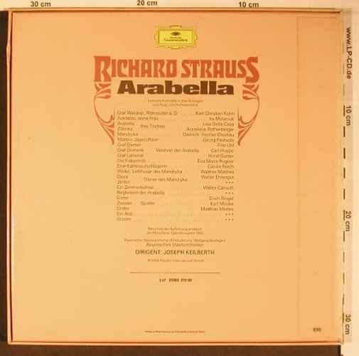 Strauss,Richard: Arabella, Box, D.Gr.(2721 163), D,  - 3LP - L8847 - 12,50 Euro