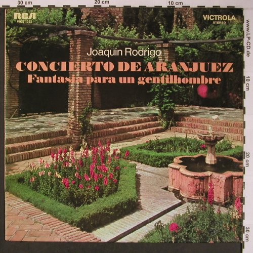 Rodrigo,Joaquin: Concierto de Aranjuez/Fantasia para, RCA Victrola (VICS 1322), D, Ri Typ: LP Best.-Nr.: L8849 Preis: 6,00 Euro