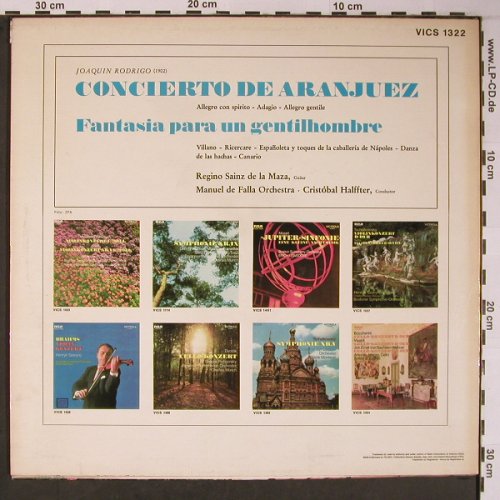 Rodrigo,Joaquin: Concierto de Aranjuez/Fantasia para, RCA Victrola(VICS 1322), D, Ri,  - LP - L8849 - 6,00 Euro