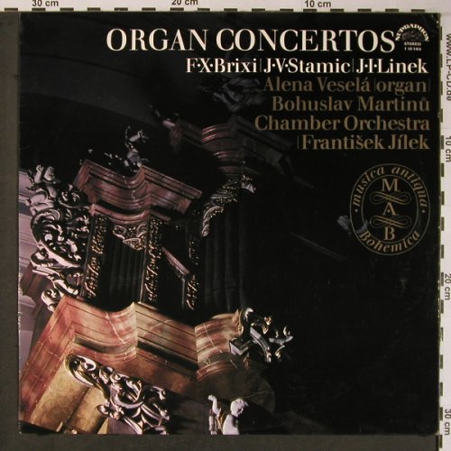 V.A.Organ Concertos: F.X.Brixi, J.V.Stamic, J.L.Linek, Supraphon(1 10 1416), CZ, m-/vg+, 1974 - LP - L8861 - 6,00 Euro