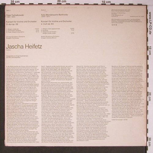 Tschaikowsky,Peter/Mendelssohn: Konzert f.Violin&Orch.inD,op35/op64, Eterna, vg+/m-(8 26 814), DDR, 1976 - LP - L8862 - 5,00 Euro