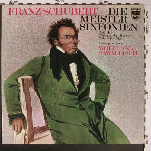 Schubert,Franz: Die Meistersinfonien Nr.5 B-dur,8+9, Philips(61 552), D, Club Ed,  - 2LP - L8881 - 9,00 Euro