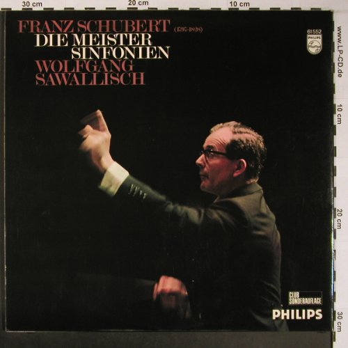 Schubert,Franz: Die Meistersinfonien Nr.5 B-dur,8+9, Philips(61 552), D, Club Ed,  - 2LP - L8881 - 9,00 Euro