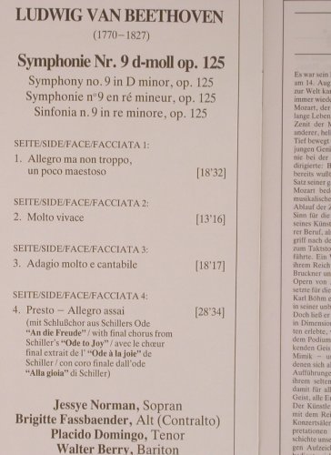 Beethoven,Ludwig van: Symphonie No.9, Box, D.Gr.(2741 009), D,  - 2LP - L8886 - 12,50 Euro
