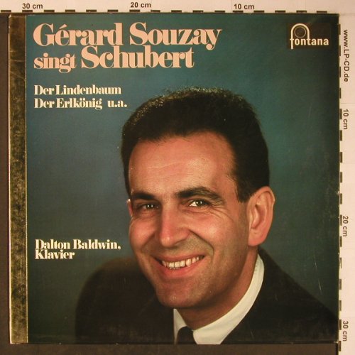 Souzay,Gerard: singt Schubert,Der Lindenbaum,Erlkö, Fontana(6530 026), NL,  - LP - L8896 - 7,50 Euro