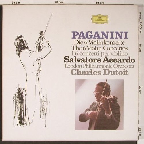 Paganini,Niccolo: Die 6 Violinenkonzerte, Box, D.Gr.(2740 121), D, 1975 - 5LP - L8901 - 40,00 Euro