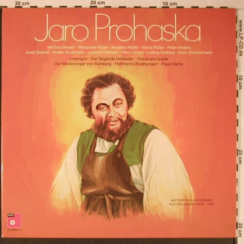Prohaska,Jaro: Historische Aufn.a.d.J.1940-1946, BASF (22 22027-3), D, 1974 Typ: 2LP Best.-Nr.: L8910 Preis: 7,50 Euro