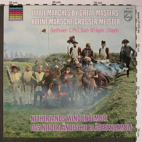 Netherland Wind Ensemble: Little Marches by Great Masters, Philips,Sample-Stol,Stoc(6527 11), NL,Ri, 1972 - LP - L8917 - 9,00 Euro