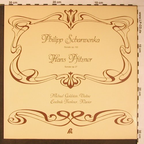 Scharwenka,Philipp / Hans Pfitzner: Sonate op.110 / Sonate op.27, pair music (AG 06 81 001), D Typ: LP Best.-Nr.: L8919 Preis: 20,00 Euro