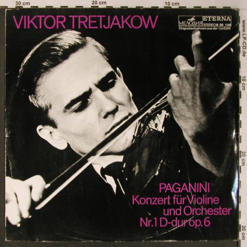 Paganini,Niccolo: Konzert für Violine u.Orch.Nr.1,op6, Melodia/Eterna(8 26 148), DDR,m-/vg+, 1974 - LP - L8927 - 12,50 Euro
