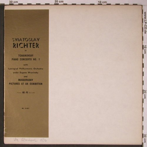 Tschaikowsky,Peter / Mussorgsky: Piano Concerto No.1/ Picture of..., Bruno, m- / woc (BR 41007), US Typ: LP Best.-Nr.: L8936 Preis: 17,50 Euro