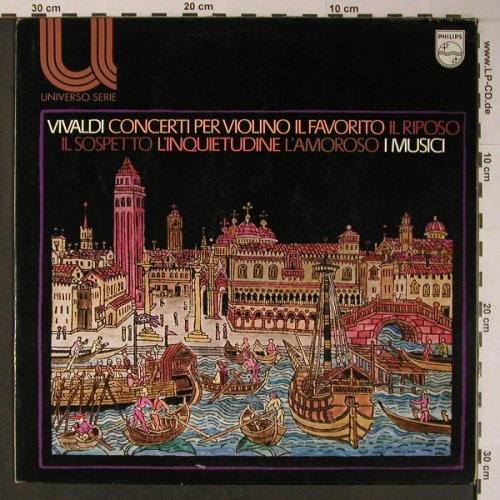 Vivaldi,Antonio: Concerti per Violino, Philips (6580 007), NL, 1970 Typ: LP Best.-Nr.: L8938 Preis: 9,00 Euro
