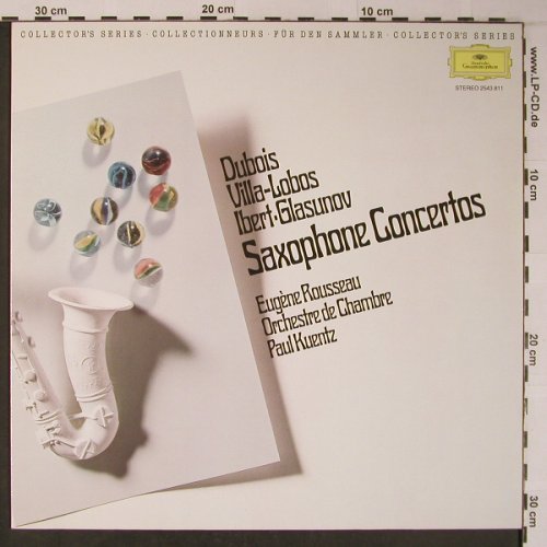 V.A.Saxophon Concertos: Dubois,Villa-Lobos,Ibert,Glasunov, D.Gr.(2543 811), D, 1972 - LP - L8957 - 9,00 Euro