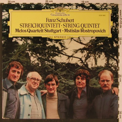 Schubert,Franz: Streichquintett C-Dur, Deutsche Gramophon (2530 980), D, 1978 Typ: LP Best.-Nr.: L8969 Preis: 12,50 Euro