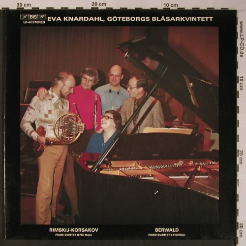 Rimsky-Korsakov,Nicolai/Berwald: Piano Quintet B / Piano Quartet, BIS(BIS-LP-44), D, Foc, 1976 - LP - L8970 - 25,00 Euro