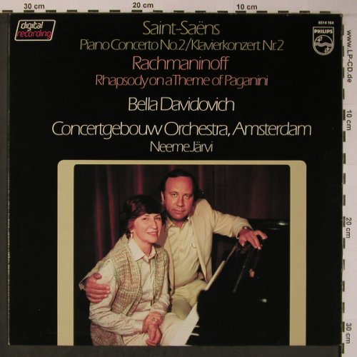Saint-Saens,Camille / Rachmaninoff: Piano Concerto No.2/Rapsod.Paganini, Philips (6514 164), NL Typ: LP Best.-Nr.: L8988 Preis: 7,50 Euro