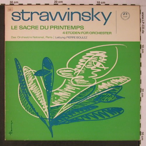 Strawinsky,Igor: Le Sacre du Printemps,4Etüden f.Orc, Concert Hall,woc(M-2324), F,vg-/vg+,  - LP - L8994 - 5,00 Euro