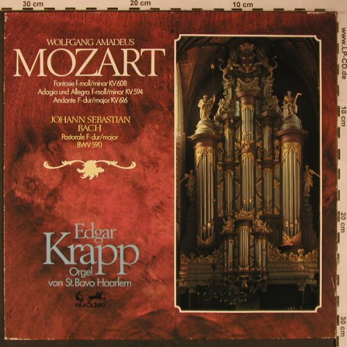 Mozart,Wolfgang Amadeus / J.S.Bach: Fantasie f-moll/minor KV 608, Eurodisc(200 212-366), D, 1978 - LPQ - L8996 - 6,00 Euro