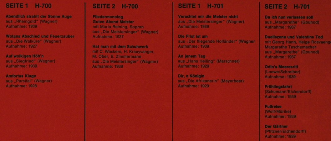 Nissen,Hans Hermann: Das goldende Buch der gr.Stimmen, Historia,BandNr.15(H-700/701), D, Foc,  - 2LP - L8999 - 9,00 Euro