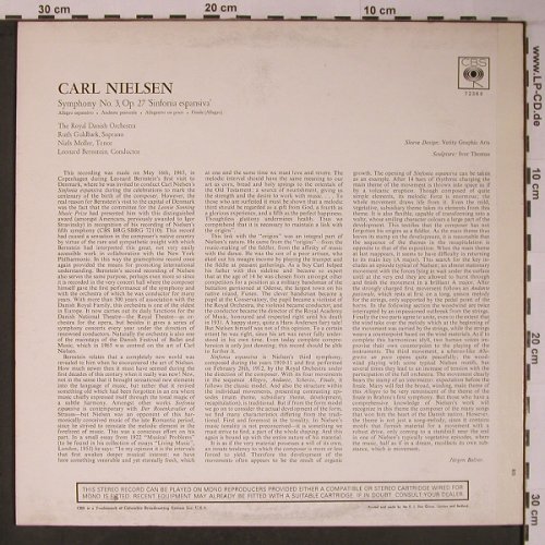 Nielsen,Carl: Symphony No.3 op.27, Espansiva, CBS(72 369 SBRG), UK, 1965 - LP - L9006 - 9,00 Euro