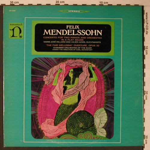 Mendelssohn Bartholdy: Concerto f.2Pianos&Orch./F.Melusina, Nonesuch(H-71099), US,  - LP - L9010 - 9,00 Euro