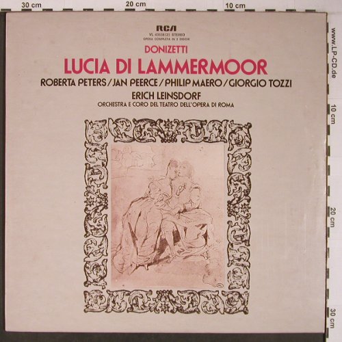Donizetti,Gaetano: Lucia di Lammermoor,Libretto, RCA, Ri(VL 43538(2)), I,m-/vg+, 1977 - 2LP - L9036 - 9,00 Euro