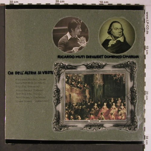 Cimarosa,Domenico: Chi Dell Altrui Si Veste, Unique Opera Rec. (UORC-246), US Typ: LP Best.-Nr.: L9043 Preis: 20,00 Euro