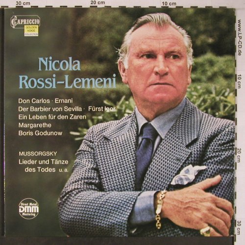 Rossi-Lemeni,Nicola: Golden Voice Collection, Capriccio(CA 30 014/1-2), D, 1983 - 2LP - L9044 - 12,50 Euro