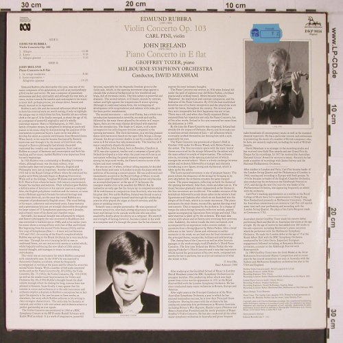 Rubbra,Edmund / John Ireland: Violin C. op.103 Carl Pini,violin, Unicorn Records(DKP 9056), NL, 1986 - LP - L9063 - 20,00 Euro