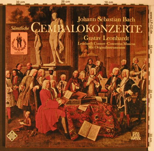 Bach,Johann Sebastian: Sämtliche Cembalokonzerte, Box, Telefunken(6.35049 FX), D,  - 5LP - L9086 - 24,50 Euro