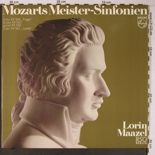 Mozart,Wolfgang Amadeus: Mozarts Meister Sinfonien, Foc, Philips (H 71 AX 222), D Typ: 2LP Best.-Nr.: L9102 Preis: 9,00 Euro